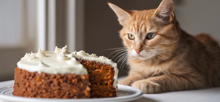 Can Cats Eat Carrot Cake