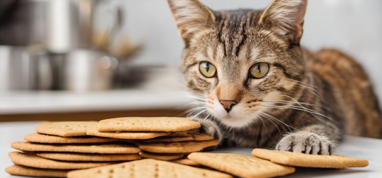 What Should I Do If My Cat Accidentally Eats Crackers?