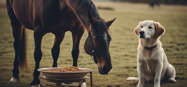Can Horses Eat Dog Food