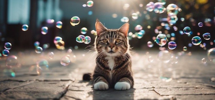 Can Cats Play With Bubbles Fun and Frolic with Feline Friends!