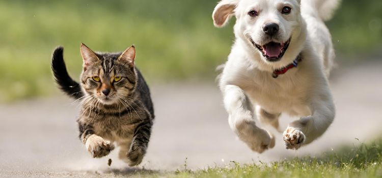 How to Stop Dog Chasing Cat